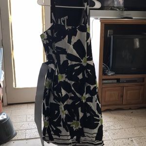 Cute Black & green & white party dress